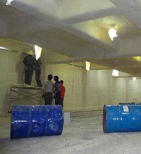 聚氨酯噴涂保溫冷庫(kù)施工